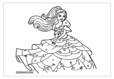 Desenhos Da Barbie Para Colorir E Imprimir