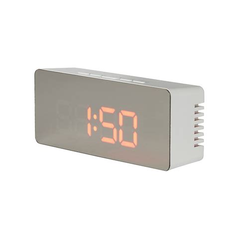 Jones White Quartz Alarm Clock Diy At Bandq