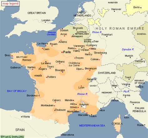 Map The French Revolution