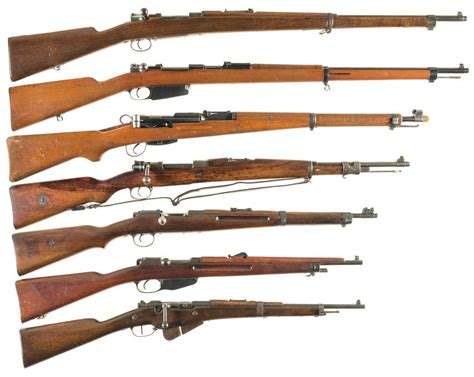 Seven Bolt Action Military Longarms A Spanish Model 1893 Mauser Rifle