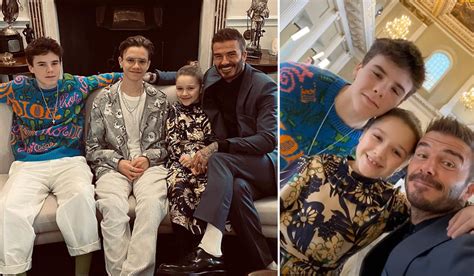 Legendary international football star, david beckham, and super talented fashion designer wife stay tuned for the latest from the beckhams and their four kids, as well as the family dog, olive, as we. David Beckham Shares Adorable Family Pictures From ...