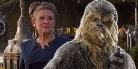 Force Awakens Deleted Scene Had Leia And Chewbacca Mourn Hans Death