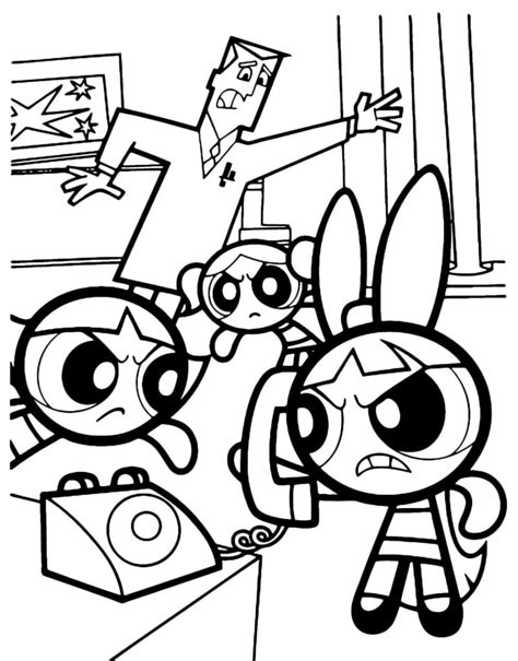 Powerpuff Girls Coloring Pages — Wonder Day