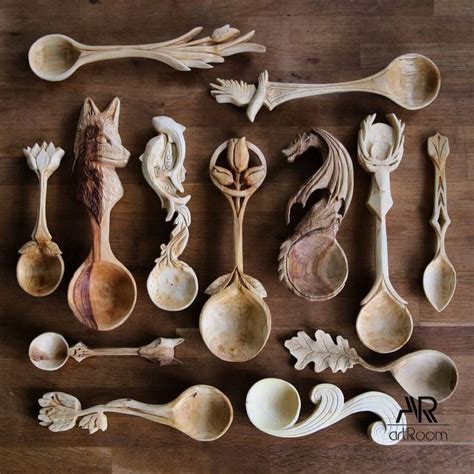 Giles Newman резные ложки Hand Carved Wooden Spoons Wood Spoon Carving Woodworking Projects Diy
