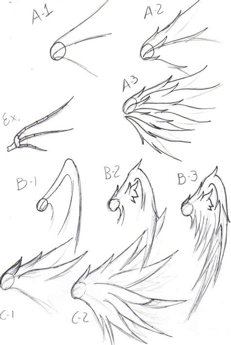 Feathers, feather illustration, feather drawing, feather vector, fetaher line art, feather clipart, vector illustration, vector. wing drawing tips by freddyfrijolero on DeviantArt