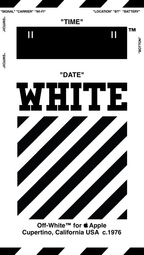 Logo Off White Off White Lines Logo Logodix Lihat Ide Lainnya