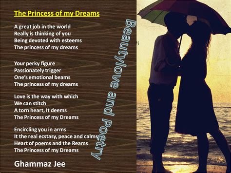 Beautylove And Poetry The Princess Of My Dreams