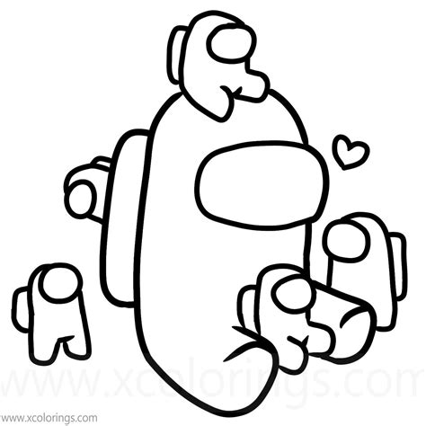 Among Us Coloring Pages : 48 Free Among Us Coloring Pages Printable