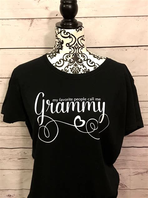 Grammy Shirt My Favorite People Call Me Grammy Grandparents Etsy