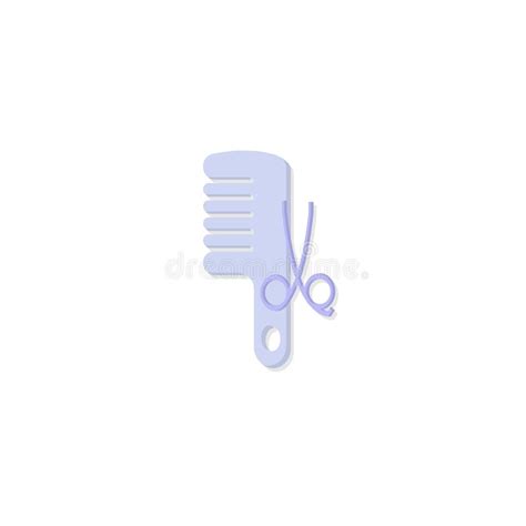 Comb And Scissors Hairdresser Tools Colorful Clipart Comb And