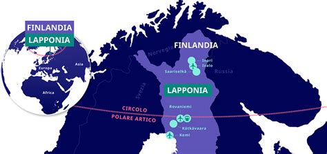 Mapoflaplanditcropped Lapland Welcome Laponia Finlandia Safaris