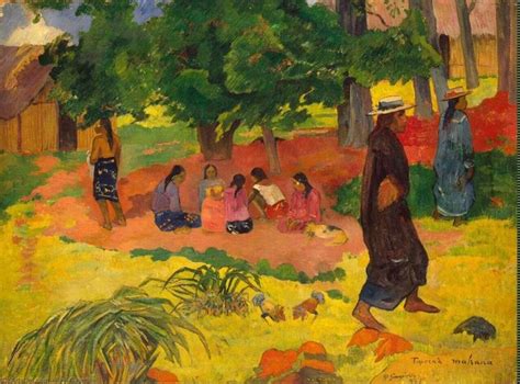 Поль Гоген Ранний вечер 1892г Paul Gauguin Early Evening 1892