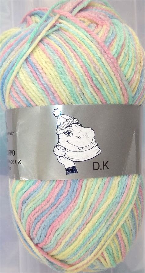 Woolyhippo Dk 100 Acrylic Yarn Double Knitting Wool 100g Soft Baby