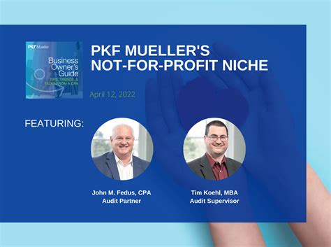 Podcast Pkf Muellers Not For Profit Niche Pkf Mueller