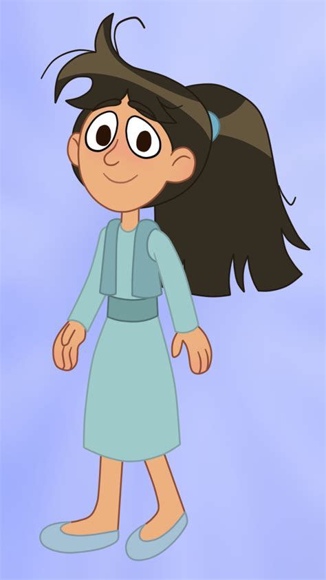 Libby Wears A Regular Dress With Her Ponytail By Deaf Machbot On Deviantart