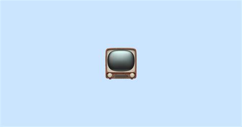 📺 Television Emoji Meaning