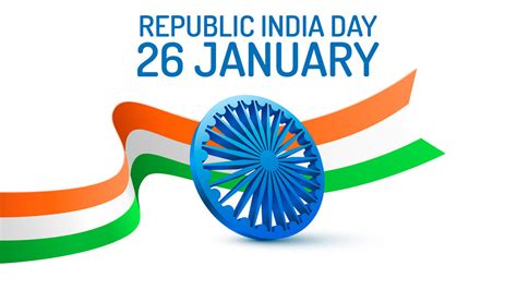 Republic India Day 26th January Celebration Flag Creative Art Hd