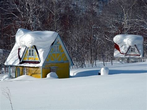 Snow Cabins Rusutsu Hokkaido Japan By Mike Banks