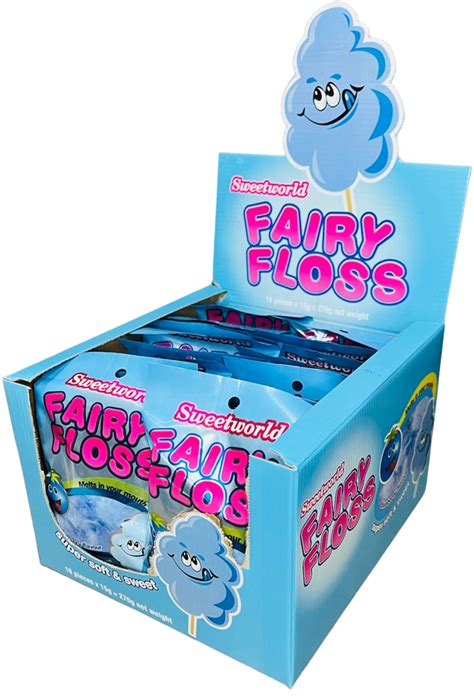 Blueberry Fairy Floss 15g Tempting Sweets