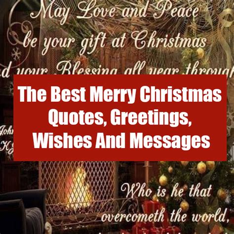 The Best Merry Christmas Quotes Greetings Wishes And Messages