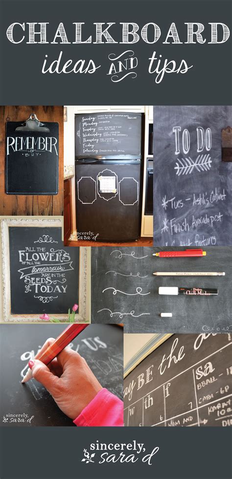 Chalkboard Tips And Ideas With Templates Too Chalkboard Projects