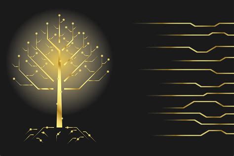 Digital Tree Communication Concept For Technology Background 628783