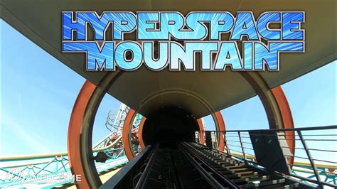 4k Hyperspace Mountain On Ride Front Row Disneyland Paris Youtube