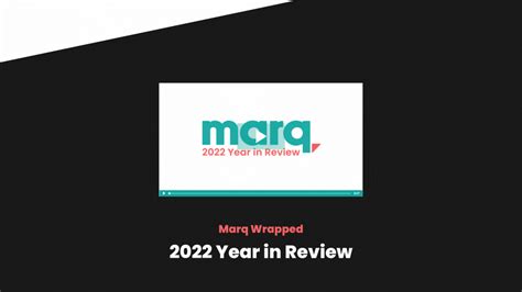 Marq Wrapped 2022 Year In Review