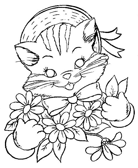 Cat Coloring Pages | Learn To Coloring