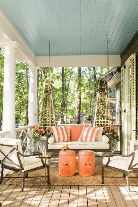 See more ideas about ceiling porch ceiling house with porch. Haint Blue Porch Ceilings | House front porch, House with ...