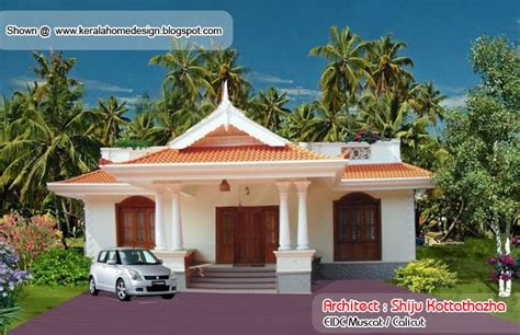 Kerala Style Single Floor House Plan 1155 Sq Ft Free House Plans