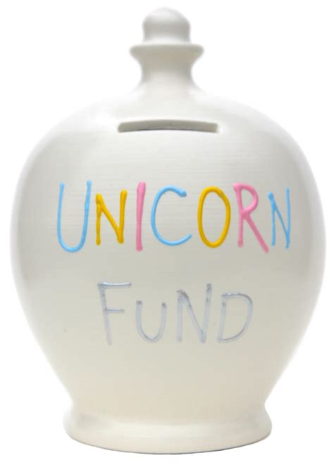 Terramundi Money Pot Unicorn Fund White Fox And Lantern