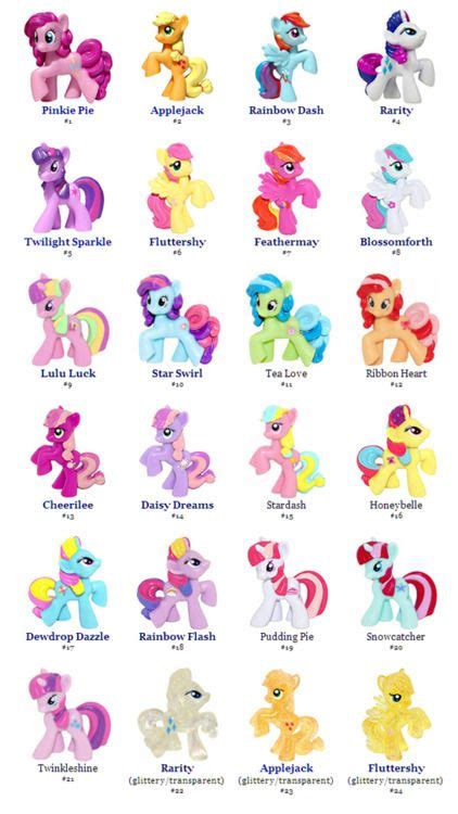 All my little pony g1 ponies (1283 ponies). My Little Pony G4 Blind Bag Ponies | My little pony names ...