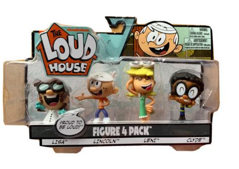 Nickelodeon The Loud House 3 Figure 4 Pack Lisa Lincoln Leni