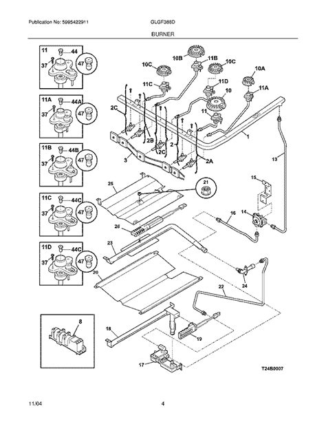 Frigidaire Gas Range Parts Manual