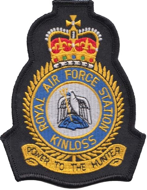 Raf Kinloss Royal Air Force Mod Crest Embroidered Patch Ebay In 2021