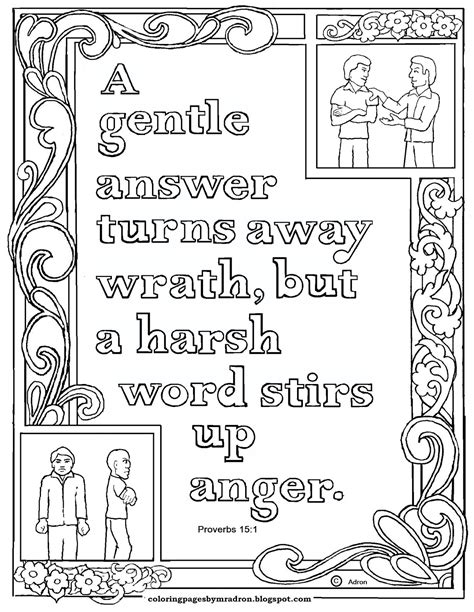 Coloring Page For Proverbs Images And Photos Finder