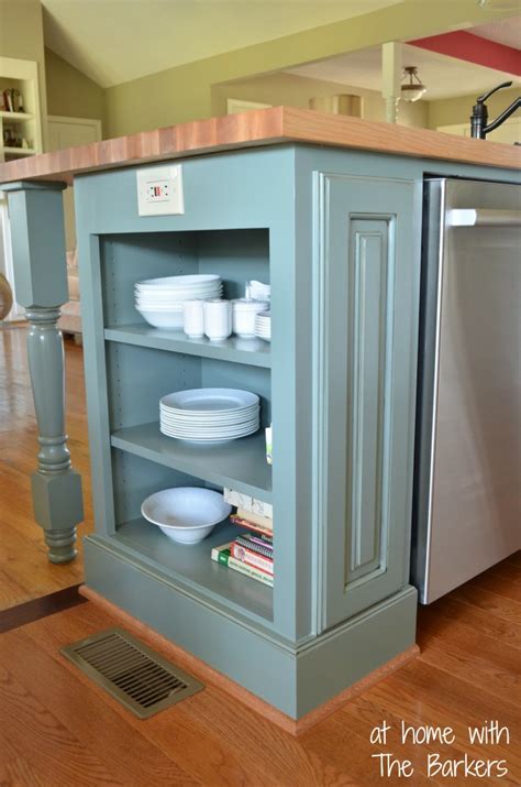 Cabinets painted in sherwin williams dover white. Glazed Kitchen Cabinets- At Home with The Barkers
