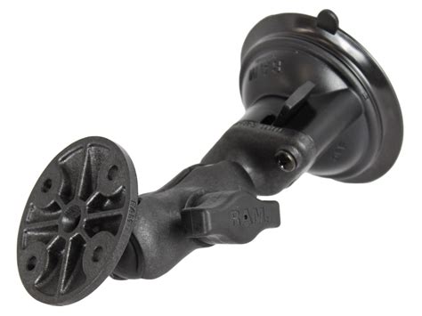 Ram Mounts Ram Twist Lock Composite Suction Mount With Round Plate