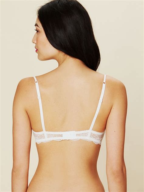Lyst Free People Cheeky Lace Bra In White