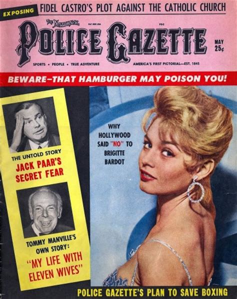 Pulp International Cover And Scans From National Police Gazette Of May 1960