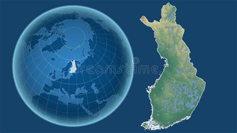 Finland Relief Map Stock Illustration Illustration Of Europe 5572850