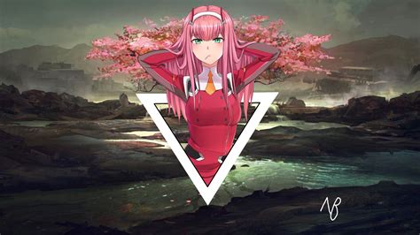 Zero two ditf (note i am not an expert by any means, and this is my first ever custom wallpaper that i've made.) Just a Zero-two wallpaper i made 1920x1080 : Animewallpaper
