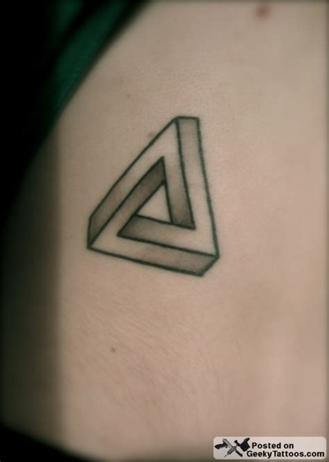 Penrose Triangle Tattoo Geeky Tattoos