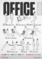 Images of Workouts You Can Do At Your Desk