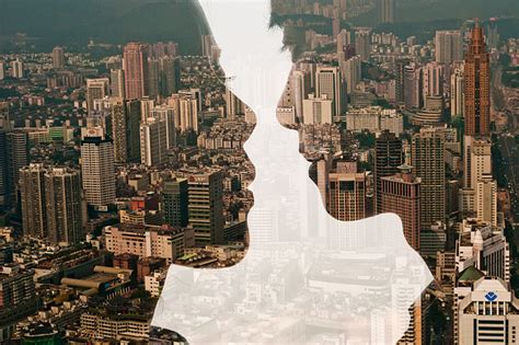 City Silhouettes Multiple Exposure Portraits By Jasper James The