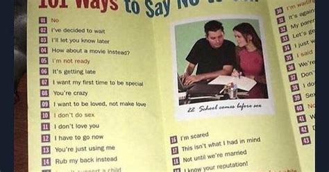 Expanded Meme 101 Ways To Say No To Sex Album On Imgur