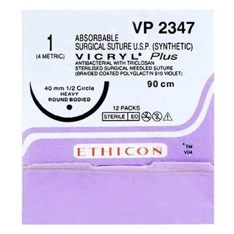 Vicryl Plus Vp 2347 Uses Benefits Price Apollo Pharmacy