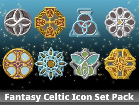 Fantasy Celtic Icon Set Pack Unity Assetstore概要 优惠信息 Beta