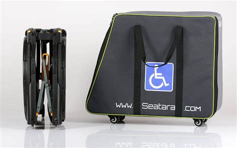 Wheelable Carrying Case For Wheelchair By Seatara